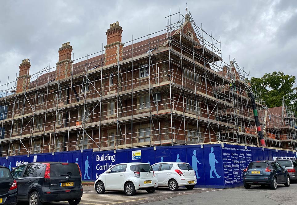 Bishop’s Stortford College - PVC-u Vertical Sliding Sash Windows / Shaped Arches
