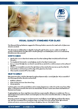 Glass Inspection Guidelines
