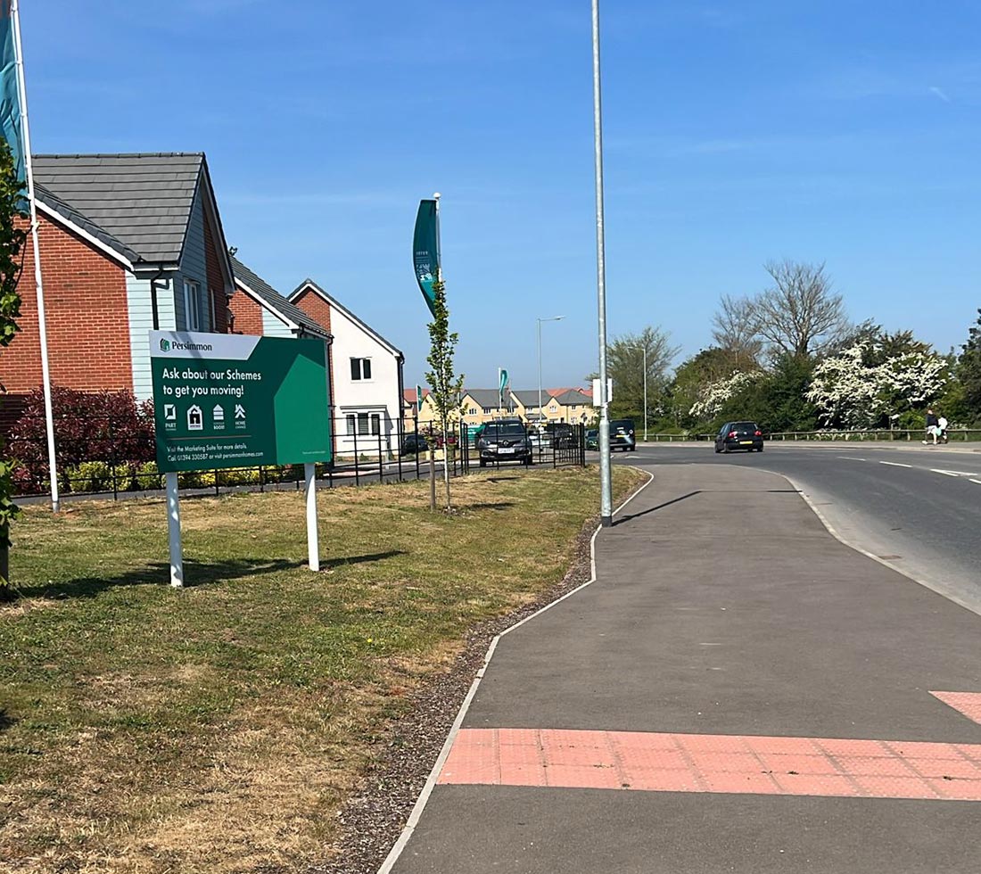 Persimmon, Felixstowe, Suffolk